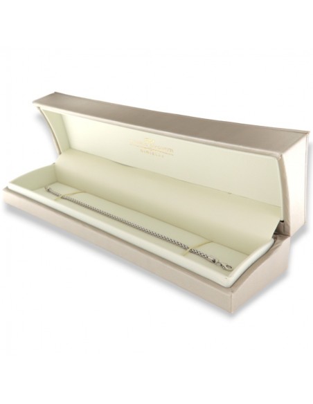 BRACCIALE ORO BIANCO MAGLIA Popcorn 3,85 GRAMMI [9f47f94c]
