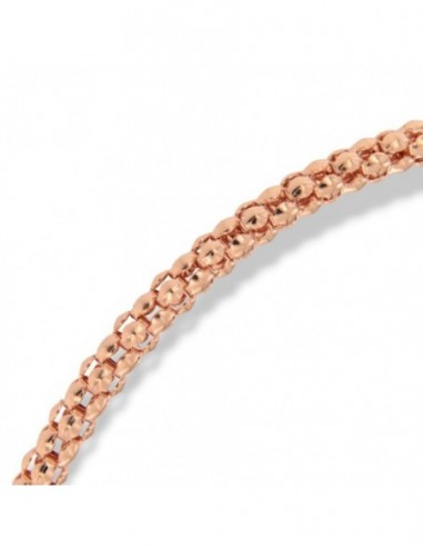 Bracciale Oro Rosa Maglia Popcorn 5GR 5MIS [c5997eb1]