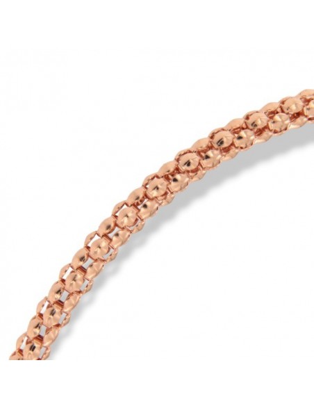 Bracciale Oro Rosa Maglia Popcorn 5GR 5MIS [c5997eb1]