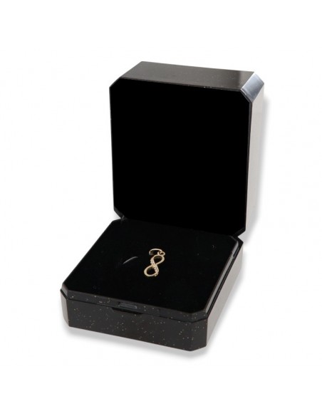 Ciondolo Oro Giallo Infinito Zirconi Bianchi [dcca000b]
