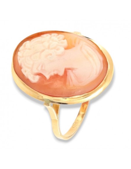 Anello Oro Giallo Cammeo [e1d7a309]