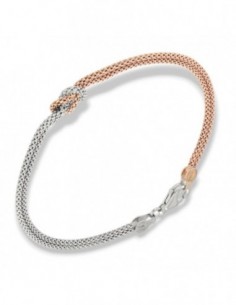 Bracciale Argento Rodiato Nodo Centrale [862a6bc1]