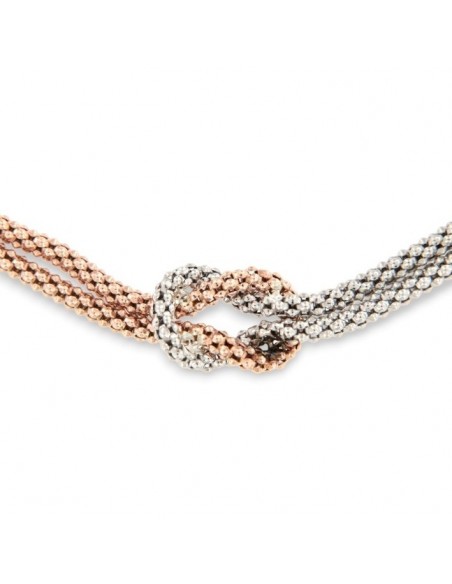 Bracciale Argento Rodiato Nodo Centrale [42621276]
