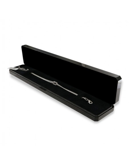 Bracciale Argento Rodiato Nodo Tennis Popcorn [8c2f9070]