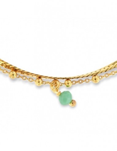 Cavigliera Argento Dorato Snake Piatta Charms Pendenti [8eaa2b78]
