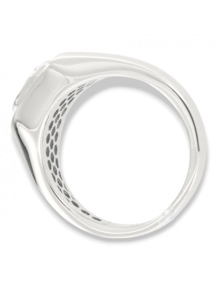 Anello Argento Rodiato Chevalier Zircone Bianco [511d9214]