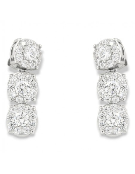 Orecchini Argento Rodiato Pendente Magic [05d34d2b]