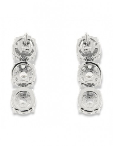 Orecchini Argento Rodiato Pendente Magic [ba96a0da]