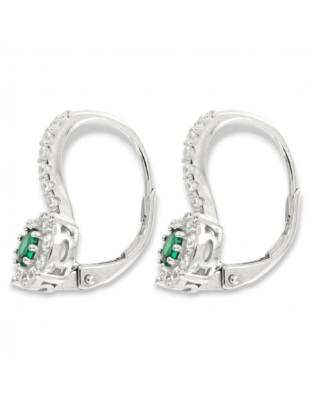 Orecchini Argento Rodiato Monachina Magic Verde [9c5df659]