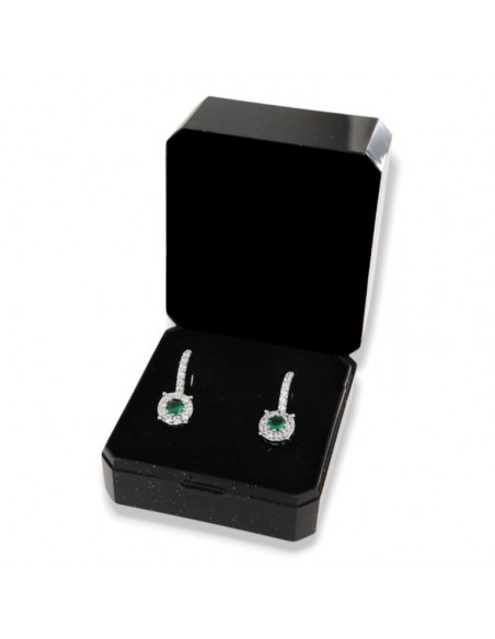 Orecchini Argento Rodiato Monachina Magic Verde [2e107043]