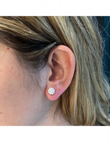 Orecchini Argento Rodiato Punto Luce Magic 4MM [b94a8acc]