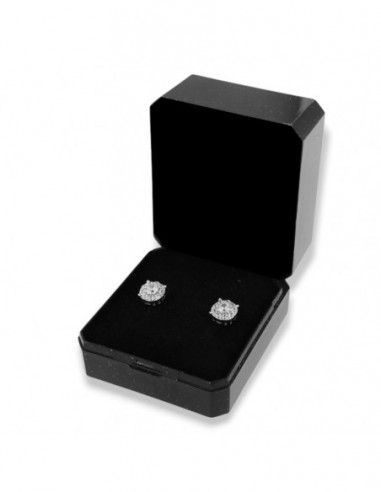 Orecchini Argento Rodiato Punto Luce Magic 4MM [bc1acdd2]