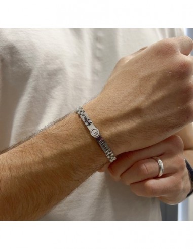 Bracciale Acciaio Maglia Jubilee Ancora [336f7d7c]