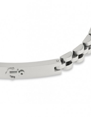 Bracciale Acciaio Piastra Centrale Ancora Maglia Jubilee [ff652192]