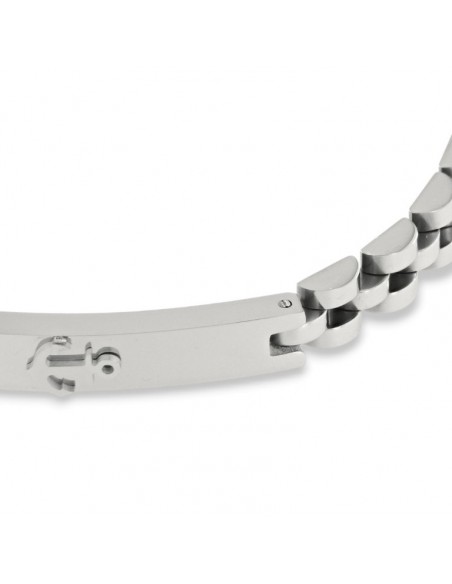 Bracciale Acciaio Piastra Centrale Ancora Maglia Jubilee [ff652192]