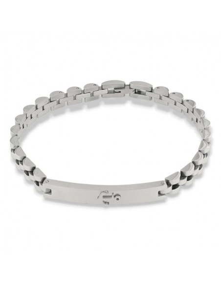 Bracciale Acciaio Piastra Centrale Ancora Maglia Jubilee [fa35668c]