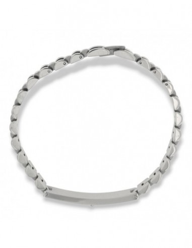 Bracciale Acciaio Piastra Centrale Ancora Maglia Jubilee [4d28a788]