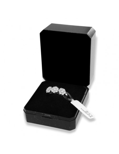 Anello Argento Rodiato Trilogy Magic 6+1 [aea040e2]