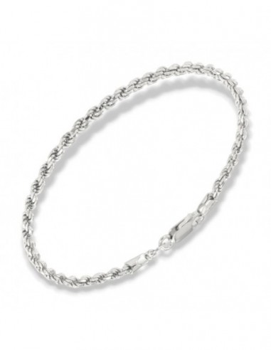 Bracciale Argento Rodiato Maglia Rope 5,50Gr [be389fa7]