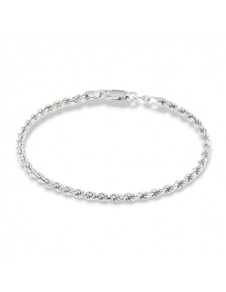 Bracciale Argento Rodiato Maglia Rope 5,50Gr [5e5ce264]