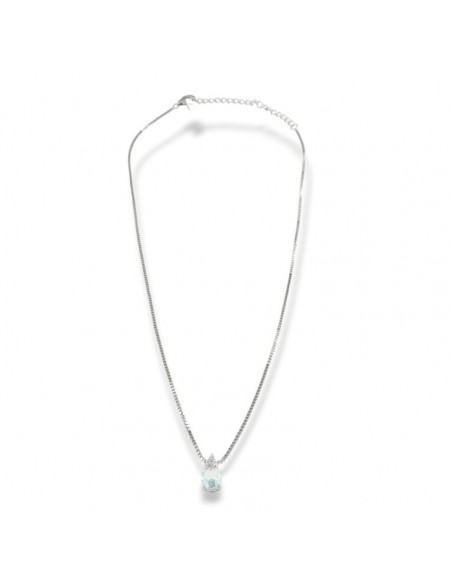 Collana Argento Rodiato Principessa Celeste Goccia [be10e024]