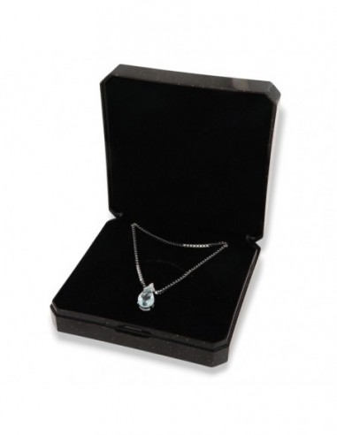 Collana Argento Rodiato Principessa Celeste Goccia [090d2120]