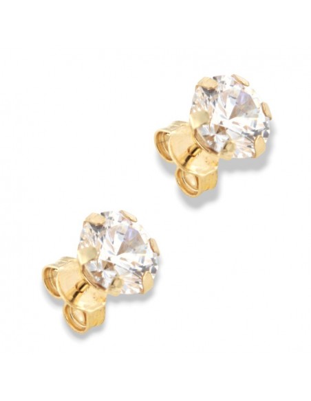 Orecchini Oro Giallo Punto Luce Filigranato 5MM [b543e4a0]