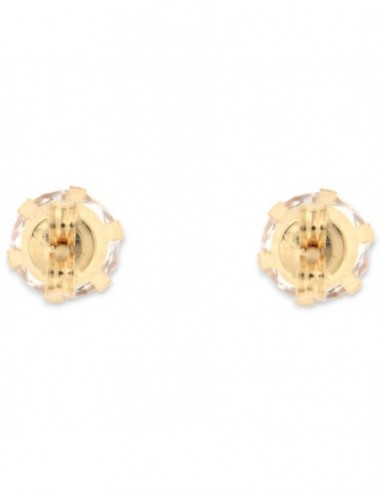 Orecchini Oro Giallo Punto Luce Filigranato 5MM [b013a3be]