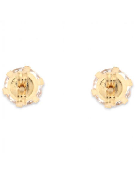 Orecchini Oro Giallo Punto Luce Filigranato 5MM [b013a3be]