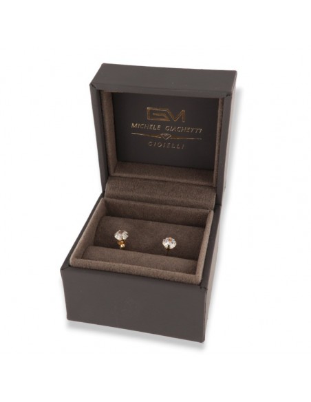 Orecchini Oro Giallo Punto Luce Filigranato 5MM [070e62ba]