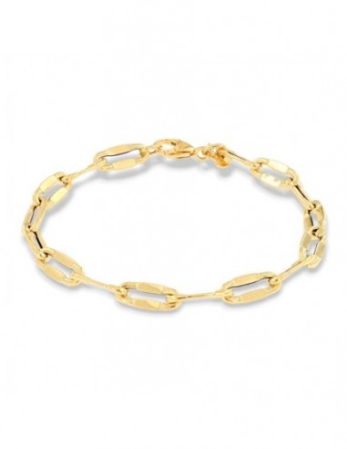 Bracciale Oro Giallo Maglia Ovale Specchiata [8df78b14]