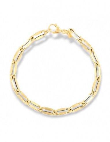 Bracciale Oro Giallo Maglia Ovale Specchiata [3aea4a10]