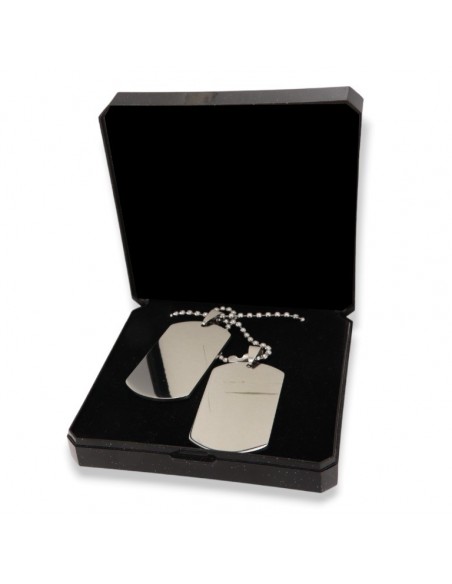 Collana Acciaio Piastrina Militare Personalizzabile [a2974c41]