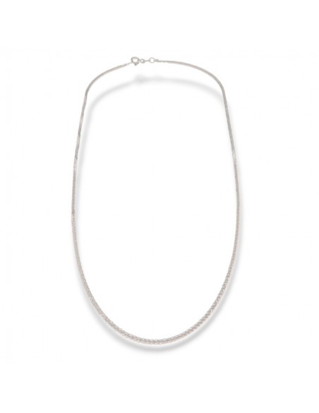 Collana Oro Bianco Quadrispiga 3,12GR [cb6a84e4]