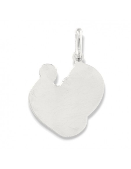 Ciondolo Argento Rodiato Madre Con Neonato [42807317]