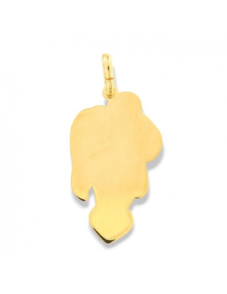 Ciondolo Argento Dorato Madre Con Neonato [506ba013]