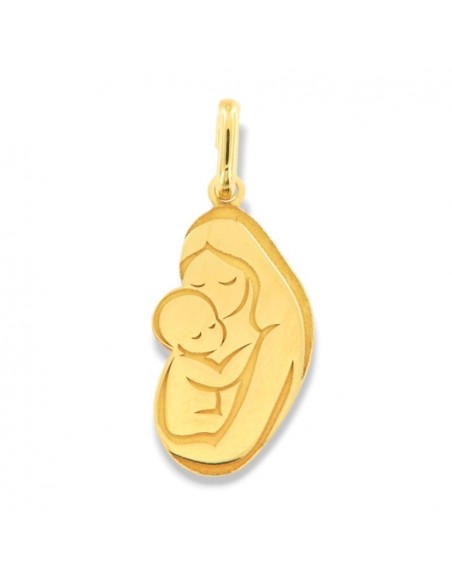Ciondolo Argento Dorato Madre Con Neonato [afe8d5a8]