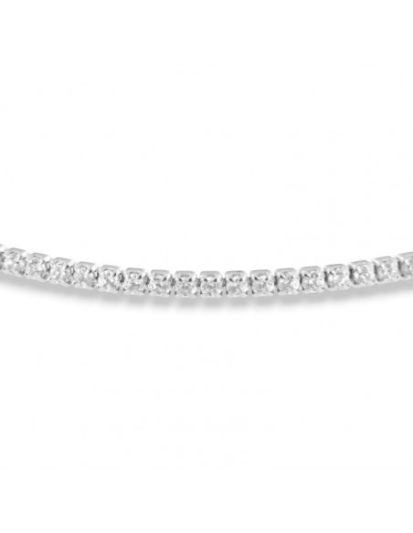 Bracciale Argento Tennis Morbido Zirconi Bianchi 1,50MM [cfc600f9]