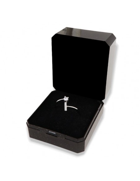 Anello Argento Rodiato Lettera I Punto Luce [315a27ea]