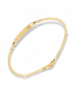 Bracciale Oro Giallo Neonato Piastra Centrale [7d19bf9c]