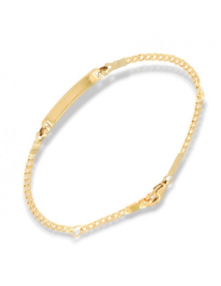 Bracciale Oro Giallo Neonato Piastra Centrale [7d19bf9c]