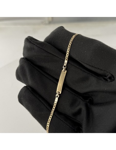 Bracciale Oro Giallo Neonato Piastra Centrale [b816d50f]