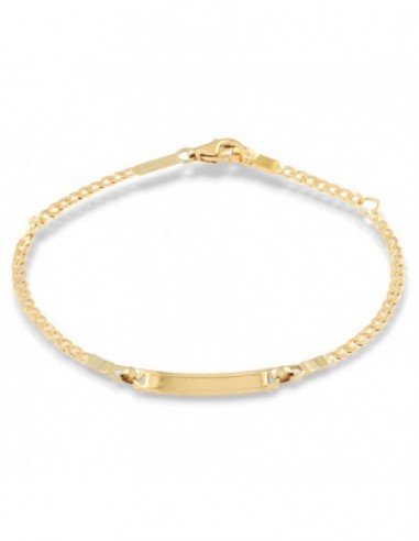 Bracciale Oro Giallo Neonato Piastra Centrale [0a5b5315]