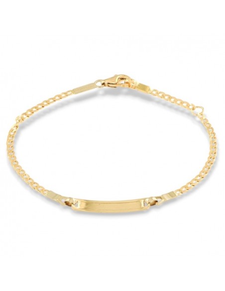 Bracciale Oro Giallo Neonato Piastra Centrale [0a5b5315]
