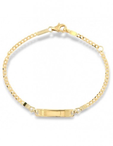 Bracciale Oro Giallo Neonato Piastra Centrale [bd469211]