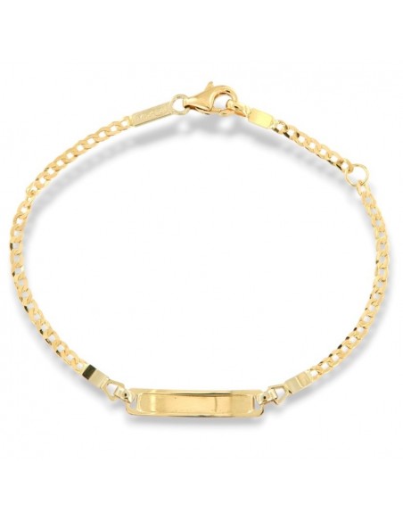 Bracciale Oro Giallo Neonato Piastra Centrale [bd469211]