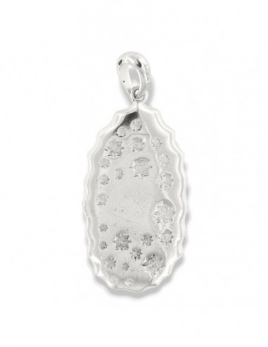 Ciondolo argento rodiato Madonna di Loreto zirconi [98852357]
