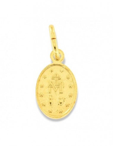 Ciondolo Argento Dorato Madonna Miracolosa 1GR [378200ad]