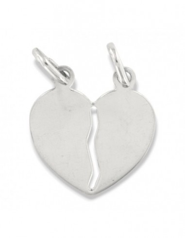 Ciondolo Argento Rodiato Cuore Divisibile [aa155b61]