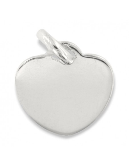 Ciondolo Argento Rodiato Cuore Liscio Piccolo [bd943c3b]